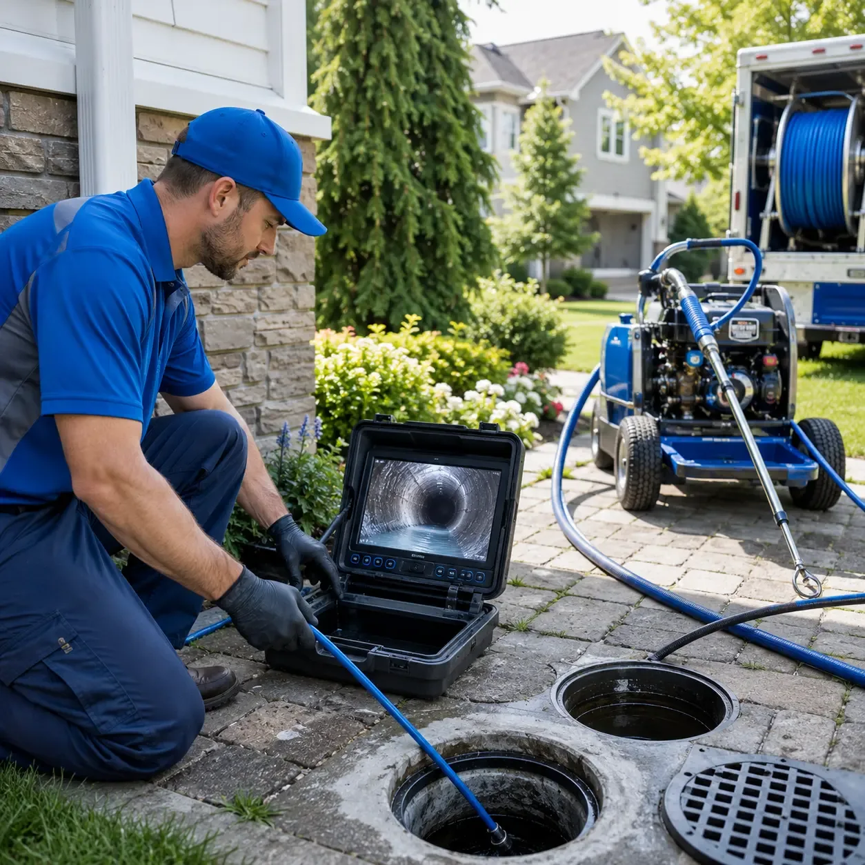 Outdoor drain cleaning professionals serving Maxwelton, WV